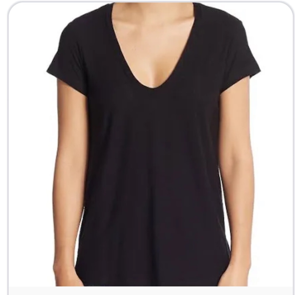 JAMES PERSE Short Sleeve Boatneck Tee